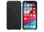 Apple-Hülle iPhone XS Max - Silikon Schwarz