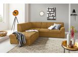 DOMO collection Ecksofa »Topper zeitlos elegant, kompakte Stellmasse, OTTOs Choice, L-Form«, mit Ottomane, wahlweise mit...