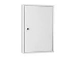 Format Schlüsselschrank S 64, B 270 x T 80 x H 350 mm, bis zu 64 Schlüssel, lichtgrau