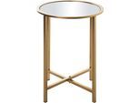 Beistelltisch HAKU, gold (goldfarben, goldfarben), B:39cm H:53cm T:39cm, Tische