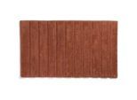 Kela Badematte , Terracotta , Textil , 70x1.6x120 cm , für Fußbodenheizung geeignet, rutschhemmend , Heimtextilien, Badtextilien, Badematten