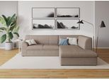 DOMO collection Ecksofa »Topper zeitlos elegant, kompakte Stellmasse, OTTOs Choice, L-Form«, mit Ottomane, wahlweise mit Schlaffunktion