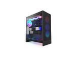 NZXT H7 Flow RGB (2024) - All Black - Gehäuse - Miditower - Schwarz