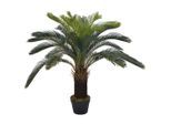 vidaXL Künstliche Pflanze Cycas-Palme mit Topf Grün 90 cm
