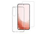 4smarts Handyhülle »360° Protection Set für Samsung Galaxy S24«, Rundumschutz, Backcover, Displayschutz, stossfest, passgenau