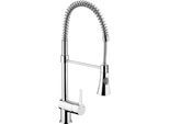 Spültischarmatur CORNAT "Fuerte", silber, Messing, Armaturen