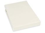 Spannbettlaken KAYORI "Kai", beige (sand), B:200cm L:210cm, Renforcé, Obermaterial: 100% Baumwolle, Bettlaken, Spannbettlaken, 100% Baumwolle