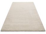 Hochflor-Teppich WECON HOME "STUDIO zero", beige, B:80cm H:35mm L:150cm, Polypropylen (PP), Teppiche, weicher und kuscheliger Flor, Wohnzimmer, Schlafzimmer, im Berber-Stil