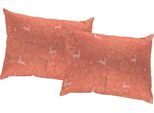 Dekokissen WIRTH "Swift" Gr. 1, rot (rot, gemustert), B:40cm L:60cm, Baumwolle, Dekokissen_Sitzkissen_Kissenhüllen, Kissenhülle ohne Füllung, 2 Stück