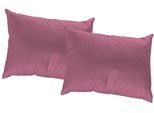 Dekokissen WIRTH Gr. 1, lila (violett, unifarben), B:40cm L:40cm, Kunstfaser, Dekokissen_Sitzkissen_Kissenhüllen, Kissenhülle ohne Füllung, 2 Stück