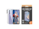 PanzerGlass Displayschutzglas »3-in-1 Bundle Set für Samsung Galaxy A34 5G, UWF« für Samsung Galaxy A34 5G