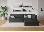 DOMO collection Ecksofa »Topper zeitlos elegant, kompakte Stellmasse, OTTOs Choice, L-Form«, mit Ottomane, wahlweise mit Schlaffunktion