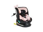 Moni Kindersitz Serengeti i-Size (40-150cm) Isofix, Kuscheltier, Nackenkissen rosa