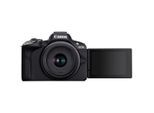 DSLR EOS R50 - Schwarz + Canon RF-S 18-45mm f/4.5-6.3 IS STM f/4.5-6.3