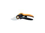 Fiskars Bypass Gartenschere (P721) Plus PowerLever (1057170)