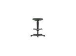 bimos Drehhocker Kunstledersitz Sitzhöhe 530 - 750 mm mit Gleiter und Fußring (9461-MG01-3280-535)