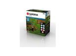 Gardena Sprinklersystem Start-Set Pipeline mit Viereckregner (08272-20.000.00)