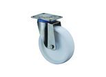BS Rollen Lenkrolle HS100.B14, mit Platte, Durchmesser 200, B 50mm, 700kg, Kunststoff (HS100.B14.200)