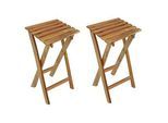 Garden Pleasure Gartenhocker YAKIMA braun, 2 St.