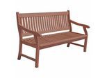 Garden Pleasure Gartenbank NEW JERSEY 985123 natur Holz 158,0 cm