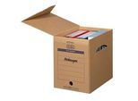 6 ELBA Archivboxen tric system braun 24,0 x 34,1 x 31,5 cm