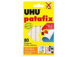 UHU patafix doppelseitige Klebepads 1,0 x 1,0 cm, 80 St.