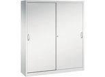 CP Schiebetürenschrank C 2000 Acurado, 2140-00 S10109 lichtgrau 8 Fachböden 160,0 x 40,0 x 195,0 cm