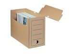 10 Cartonia Archivboxen braun 15,0 x 34,0 x 25,2 cm