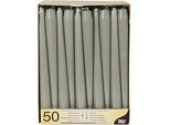 50 PAPSTAR Kerzen grau