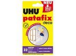 UHU deco doppelseitige Klebepads für max. 3,0 kg 1,6 x 1,8 cm, 32 St.