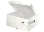 10 LEITZ Archivboxen Infinity A4 Plus weiß 35,5 x 25,5 x 19,0 cm