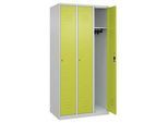 CP Spind Classic Plus clowngrün, lichtgrau 080000-30 S10030, 3 Schließfächer 90,0 x 50,0 x 185,0 cm