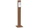 geramöbel Desinfektionsspender stehend N-HSM-N nussbaum Holz, Aluminium mit Sensor 1,0 l