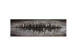 Monee Ölgemälde , Silberfarben , Holz , Fichte,Fichte , rechteckig , 180x55 cm , handgemalt, 3D-Effekt , Bilder & Rahmen, Bilder, Ölbilder