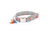 PELLINA Halsband Hund Hippie Blue silber M