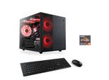 CSL PC "Cube V24198", schwarz, Microsoft Windows 11 Home (64 Bit), 64 GB RAM 1.000 GB SSD, Desktop-PCs, PC