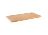 Schäfer Shop Pure Ablegeboden für manuell höhenverstellbare Arbeitstische AST31, Multiplex-Platte, Stärke 30 mm, bis 200 kg, B 750 x T 365 x H 30 mm, Buche-Dekor
