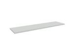 Schäfer Shop Pure Ablegeboden für manuell höhenverstellbare Arbeitstische AST31, Spanplatte, Stärke 25 mm, bis 30 kg, B 1490 x T 365 x H 55 mm, lichtgrau