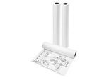 tecno Plotterrollen CAD 90, 91,4 cm x 100 m, 90 g/m², weiss, ungestrichen, Karton = 2 Rollen