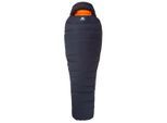 Mountain Equipment - Glacier 450 - Daunenschlafsack Gr Long - Body Size: 200 cm Zip: Left Obsidian