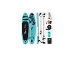 Stand Up Paddle Board "AUKAI Pro Ocean" mit Kajak-Sitz türkis