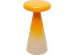 Kare-Design Beistelltisch , Gelb, Orange , Metall , Farbverlauf , zylindrisch , 30x58x30 cm , Wohnzimmer, Wohnzimmertische, Beistelltische, Beistelltische Metall
