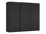 Novel Schwebetürenschrank , Schwarz , Holzwerkstoff , 9 Fächer , 242x223x68 cm , Typenauswahl, umfangreiches Zubehör erhältlich, in verschiedenen Größen erhältlich, in verschiedenen Holzdekoren erhältlich , Schlafzimmer, Komplette Schlafzimmer und Serien, Schlafzimmerserien