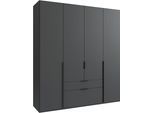 Wimex Drehtürenschrank »Mugano, 135 oder 180cm breit, 208 oder 236cm hoch, Made in Germany«, (mit langen Griffstangen aus...