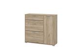 INOSIGN Schuhschrank »Arco 2, Schuhkommode, Schuhregal, Breite 102 cm«, 2 Klappen mit Doppelschuhtrommeln, mit Schublade, in...