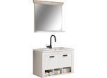 Home affaire Badmöbel-Set »Florenz, Bad im Landhausstil, 2-teiliges Badezimmer«, (2 St.), Hänge-Waschtisch und Spiegel mit...
