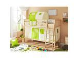 TiCAA Etagenbett Erni Country Kiefer Natur