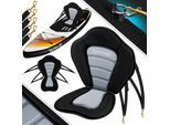 KESSER® Kajak-Sitz für SUP Board Stand Up Paddle Surfboard Sitz SUP Paddling Paddelboards Gepolsterte Sitz 32x38cm, Rückenlehne 51x45cm schnell und einfach montiert