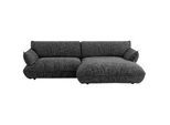 Emilio Belluti Ecksofa , Graubraun , Textil , Ottomane rechts, L-Form , 264x185 cm , Typenauswahl, Stoffauswahl, seitenverkehrt erhältlich, Hocker erhältlich, Armteil links, Armteil rechts , Wohnzimmer, Sofas & Couches, Wohnlandschaften, Ecksofas