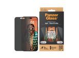 PanzerGlass Displayschutzglas »Privacy Screen Protector Glass« für iPhone 15 Pro Max Ultra Wide Fit